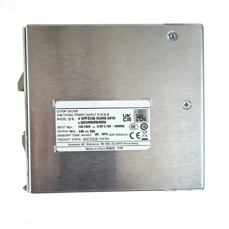 Input: 100-240VAC Output: 24VDC/20A 6EP3336-3SA00-0AY0 Industrial Switching Power Supply SITOP