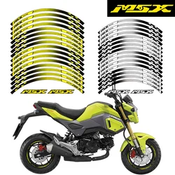 Autocollants Étanches pour Jante de Moto Honda MSX 125 Grom 125 12, Accessoires de Moto