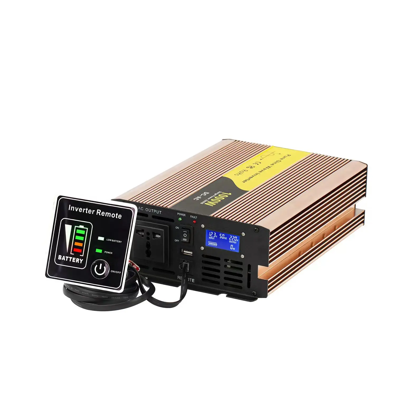 

Hot Selling Pure Sine Wave Inverter 12v 24v 48v 110v/220v 1000w 2000w 3000w 4000w 5000w