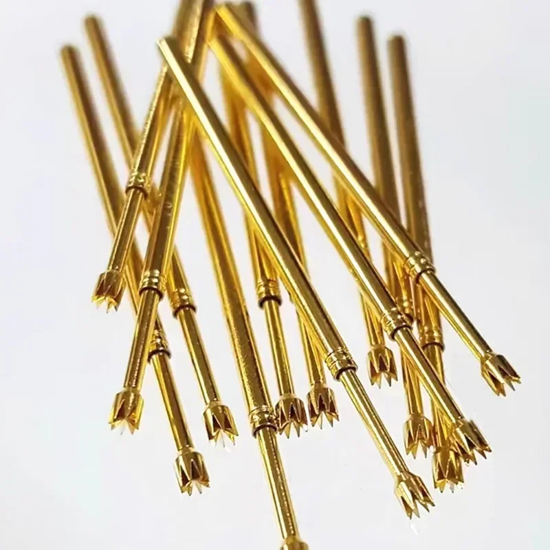 100PCS INGUN Probe GKS100 288 150 A2000/A3000 Octopus Plum Head 1.36mm Spring Test Pin For PCB Circuit Board Testing