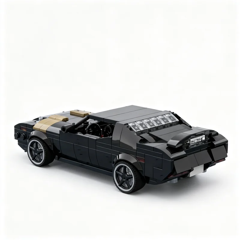 388pcs MOC Dom Plymouth GTX Racing Series Model Building Blocks Hero SciFi Pirate Voyage Fortress Technical Engine DIY Toy Gift