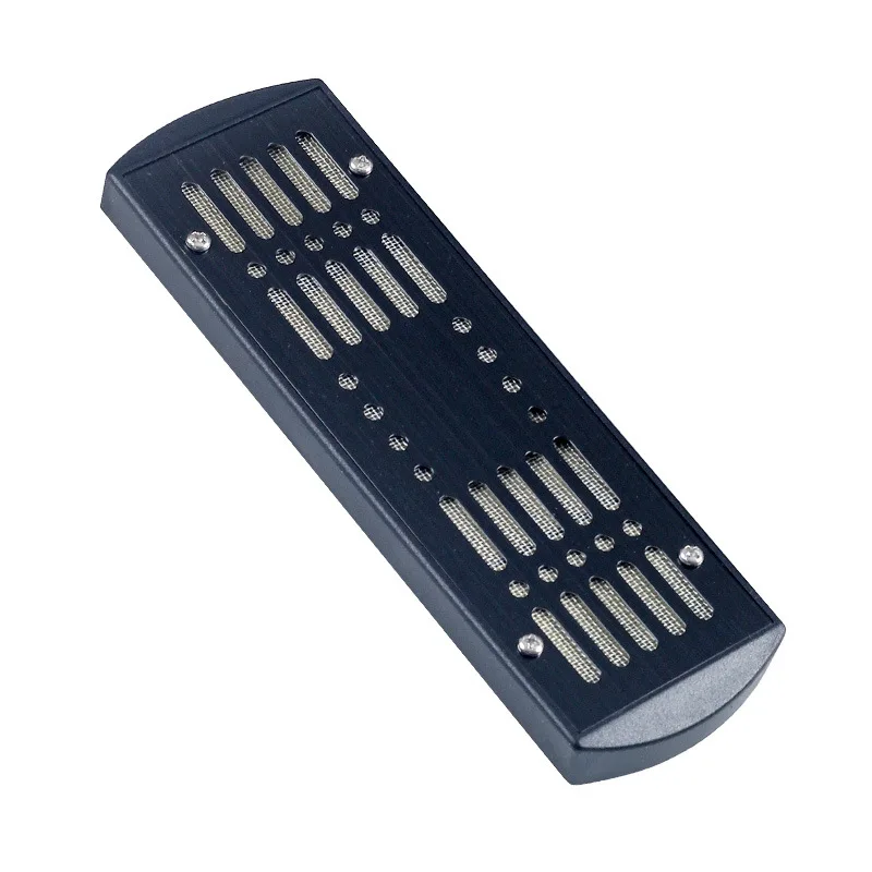 Immagine 6: Umidificatore Rettangolare in Plastica e Acciaio Inossidabile per Sigari e Tabacco, Accessorio per Scatola Sigari