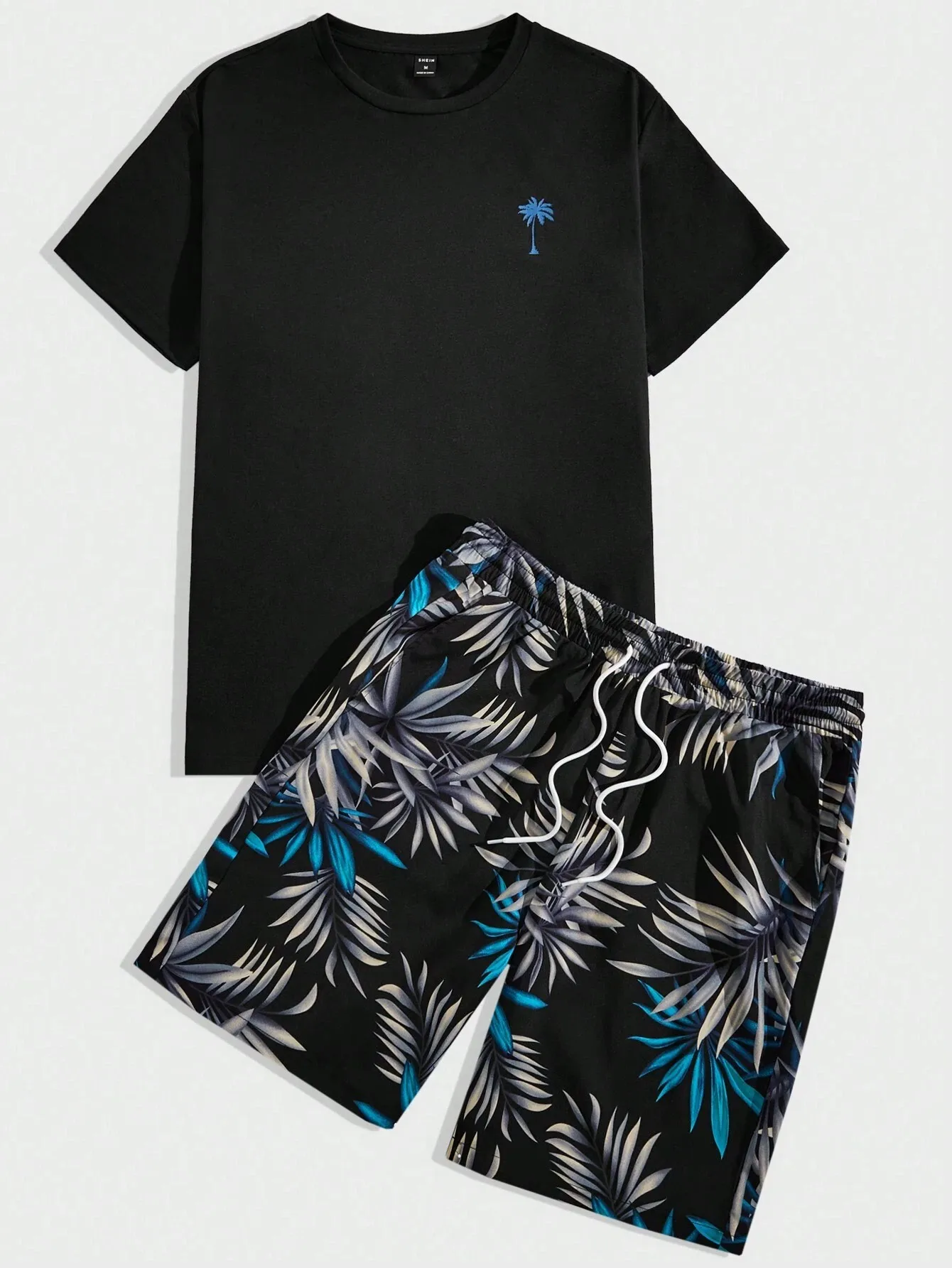 

The 2025 summer new men's set features street fashion casual comfort softness breathability and 3D digital pattern printing