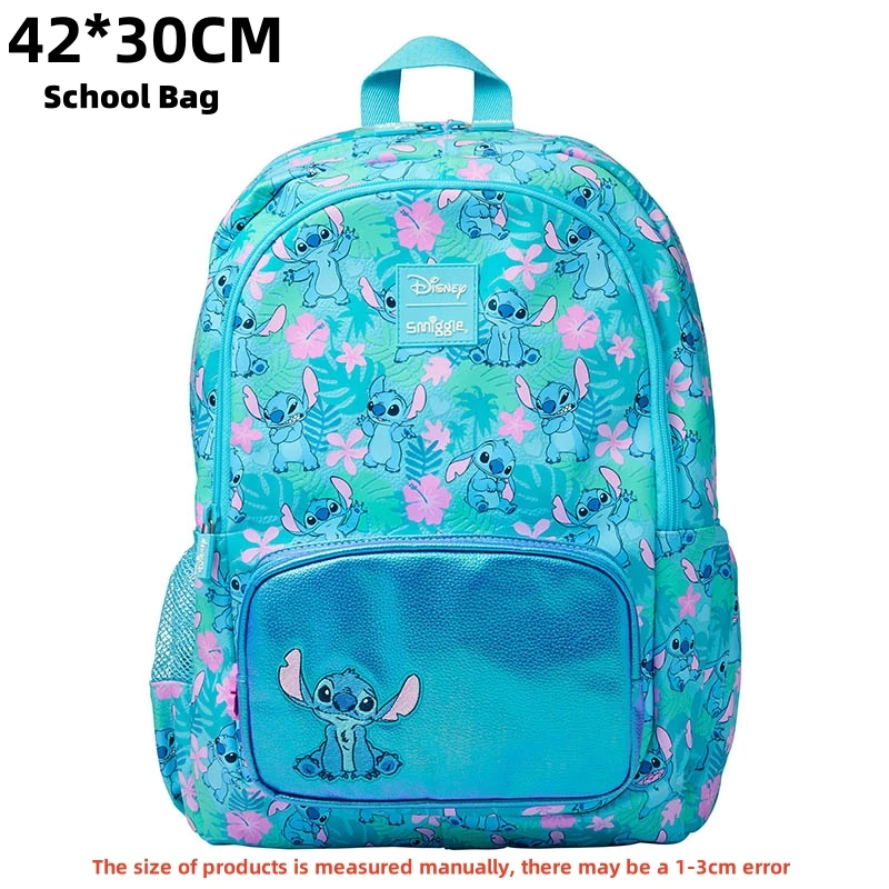 Genuine Australia Smiggle Disney Stitch Cartoon Series Children School Bag Anime Backpack Student Gift