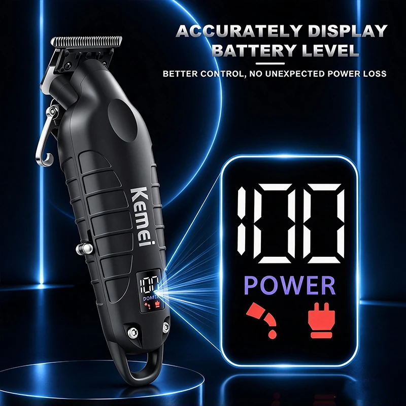 Kemei Hair Clipper Kit KM-PG2499 Men's Electric Hair Trimmer Machine Professional Hair Cutting Machine Clipper
