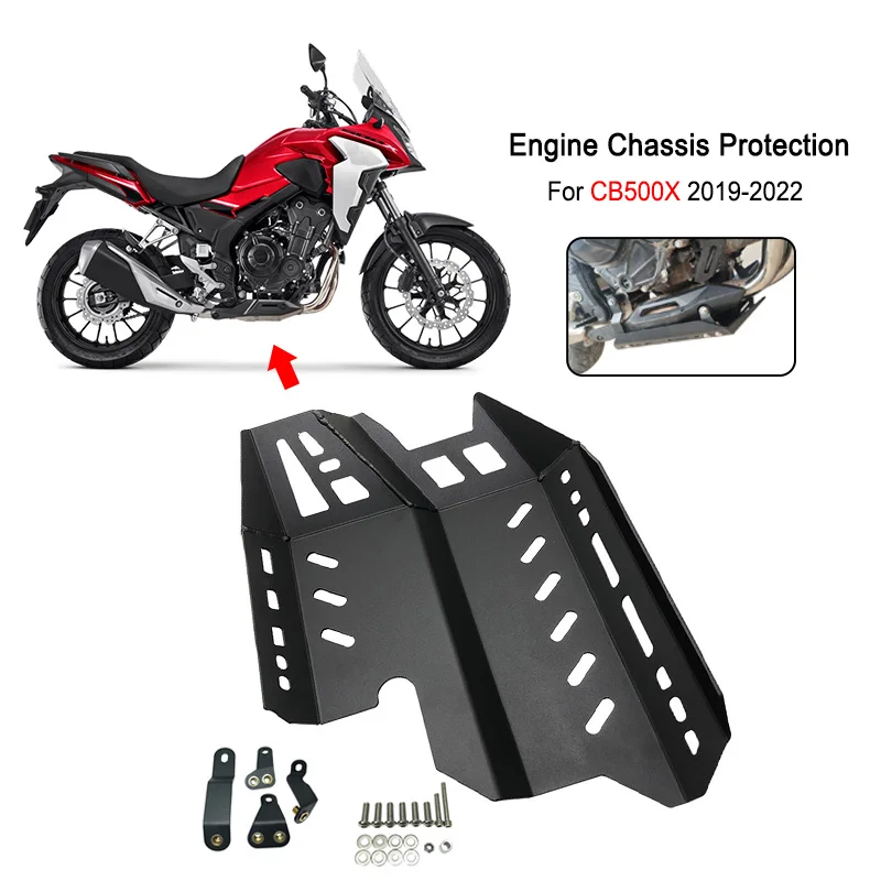 For Honda CB500X Motorcycle Engine Protection Cover Chassis Under Guard Skid Plate CB 500X CB500 X CB 500 X 2019 2020 2021 2022