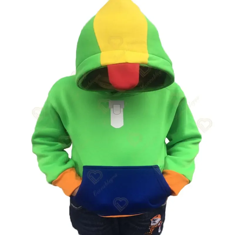 4T-16T Anime Cosplay Hoodies Sweatshirts Leon Crow Hoodie 3D Print Costume T Shirt Short Sleeve New 2021 Cartoon Tops Tee