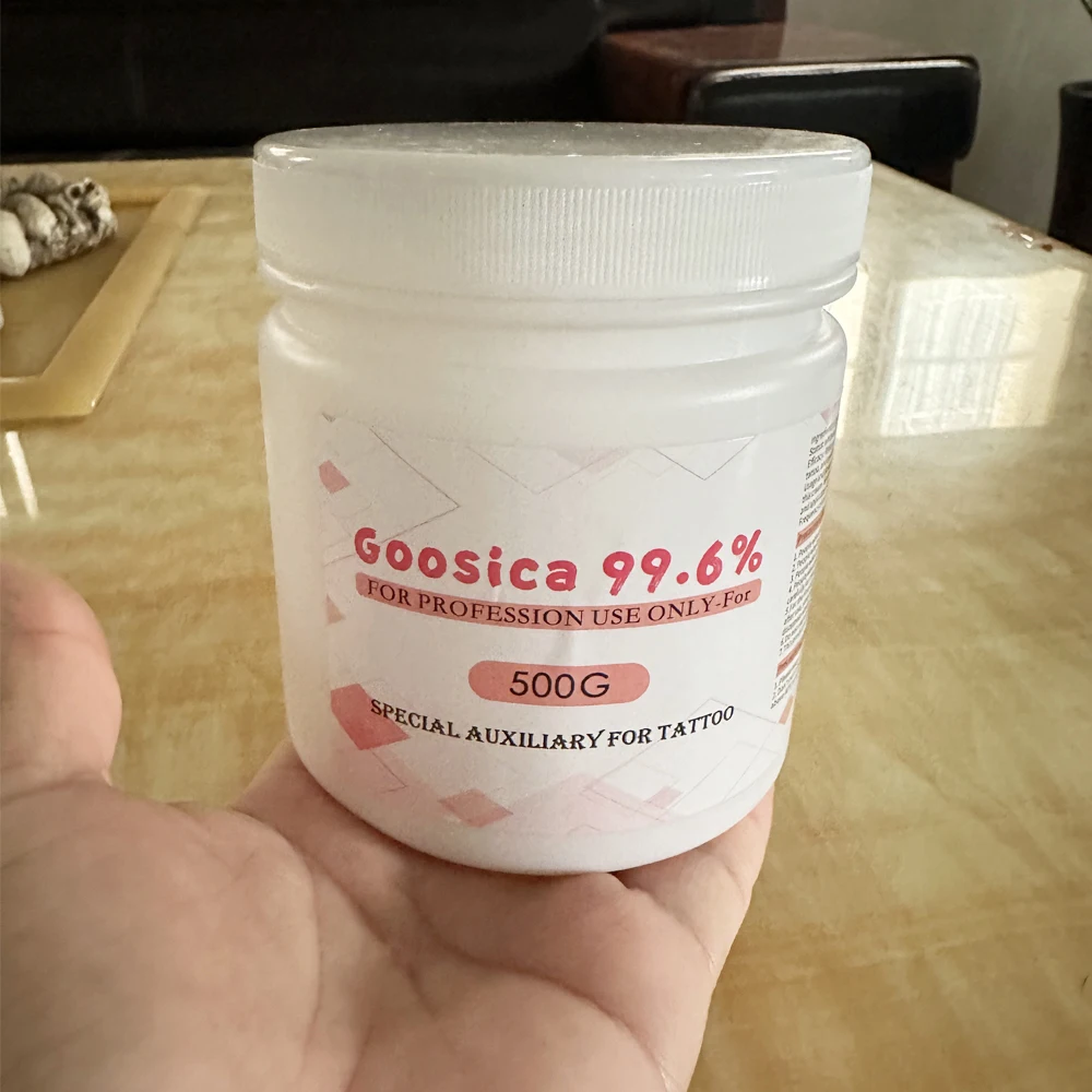

Newest 99.6% Goosica Tattoo Cream Before Permanent Makeup Microblading Piercing Eyebrow Lips Liner Auxiliary Cream Tattoo 500g