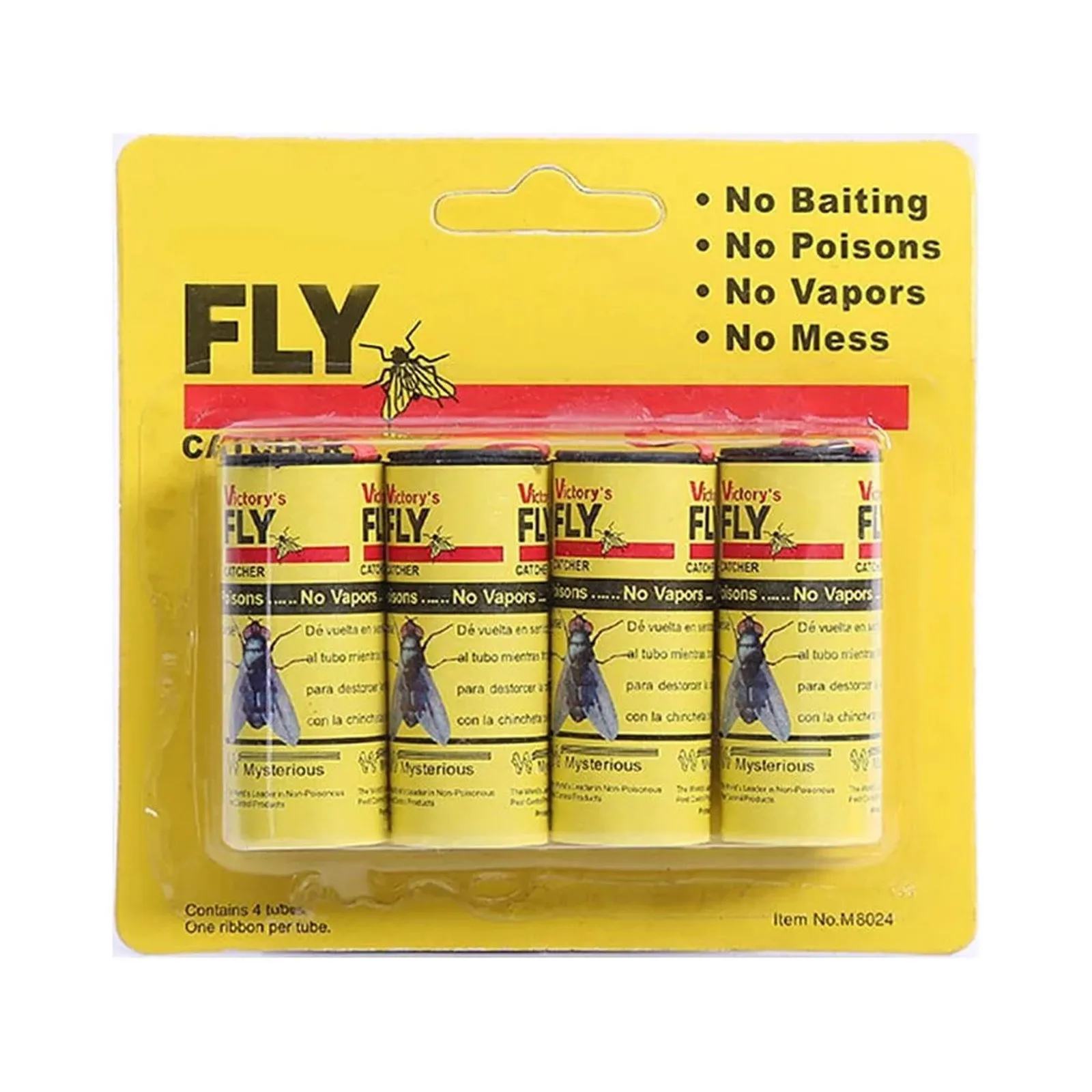 Fly Catcher Super Sticky Fly Paper Strips 4pcs Scented Flying Paper Rolls Fly Ribbon Fly Traps Catcher For Indoors Home Outdoor