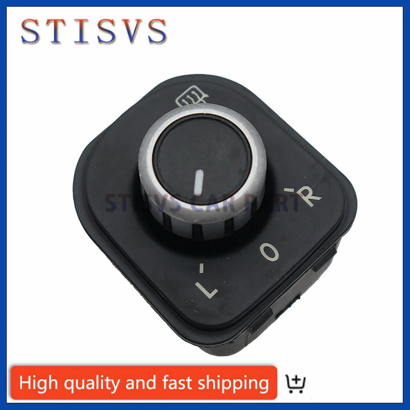 Rear View Mirror Chrome Switch Heating Knob 5ND959565B For Jetta MK5 Golf MK5 MK6 Rabbit Eos Passat B6 3C Tiguan Car Accessories