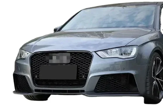 Factory Hot Sale Full Front Bumper for Rs3 Bumper with Grille for 14-16 for Audi A3 Rs3 for Classic Auto Parts