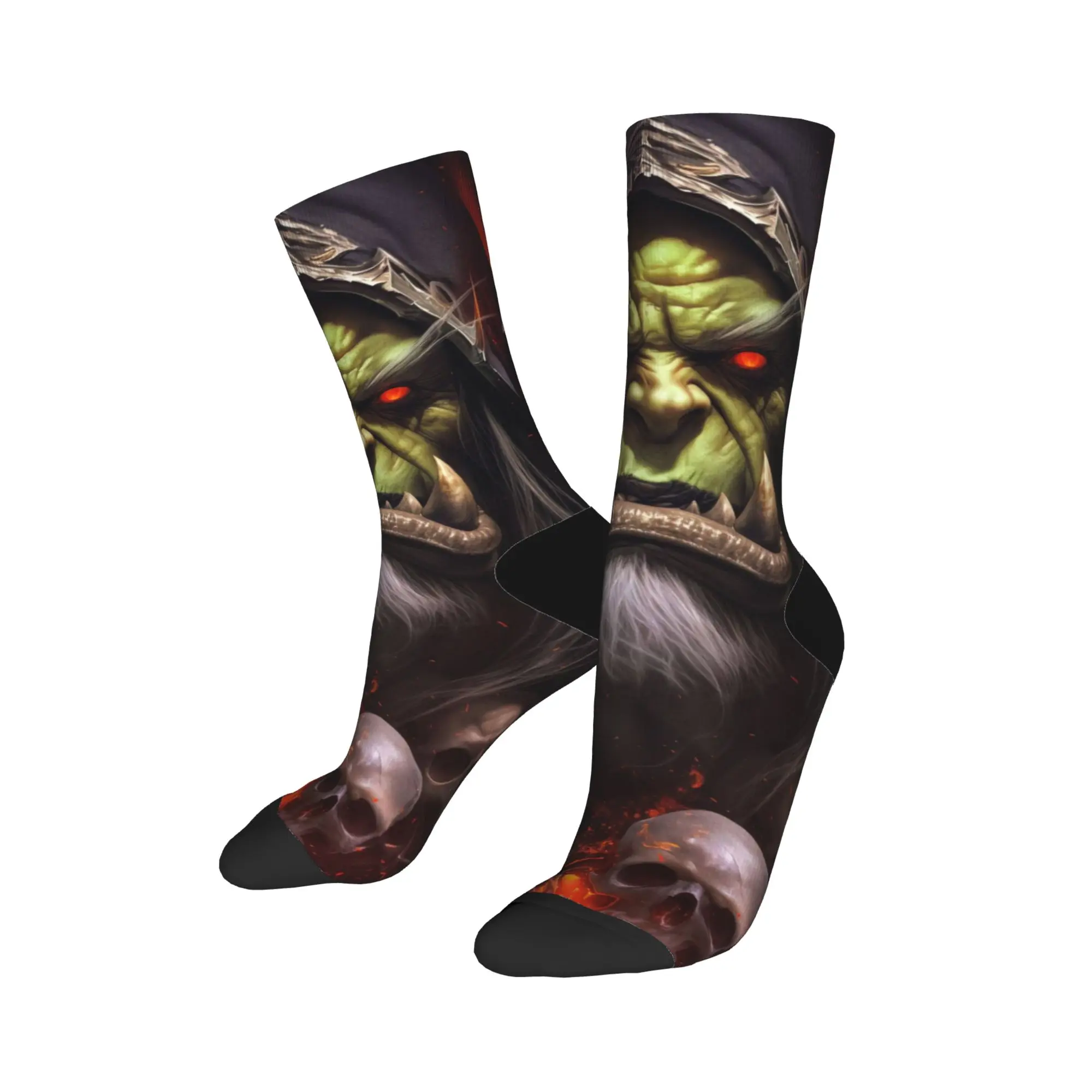 Calzini da uomo WOW Calze World of Warcraft Calzini autunnali di qualità per il tempo libero Calzini antisudore stampati per sport all'aria aperta