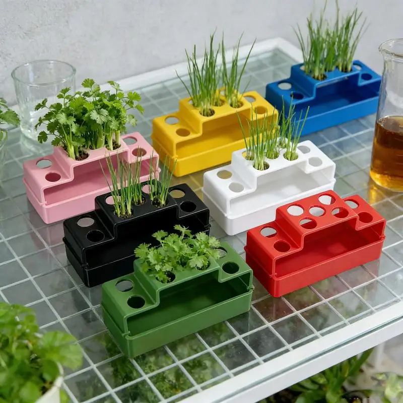 Green Onion Planter Hydroponic Growing Kit Compact Home Gardening System for Kitchen Balcony Easy Vegetable Growth