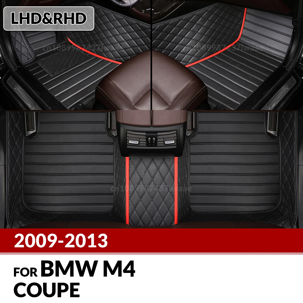 

Car Floor Mats For BMW M4 Coupe 2021 2022 2023 Custom Auto Foot Pads Automobile Carpet Cover Interior Accessories