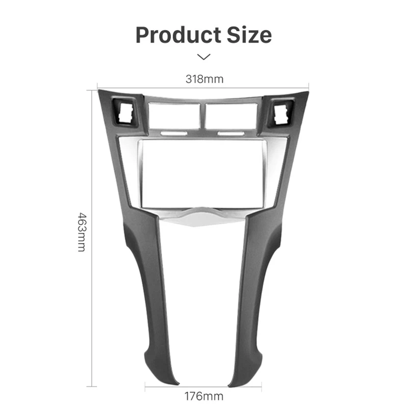 

2 Din автомобильный радиоприемник, стерео рамка, комплект отделки приборной панели для Toyota Yaris Vitz Platz 2005-2011, установочный ободок для Dvd-плеера