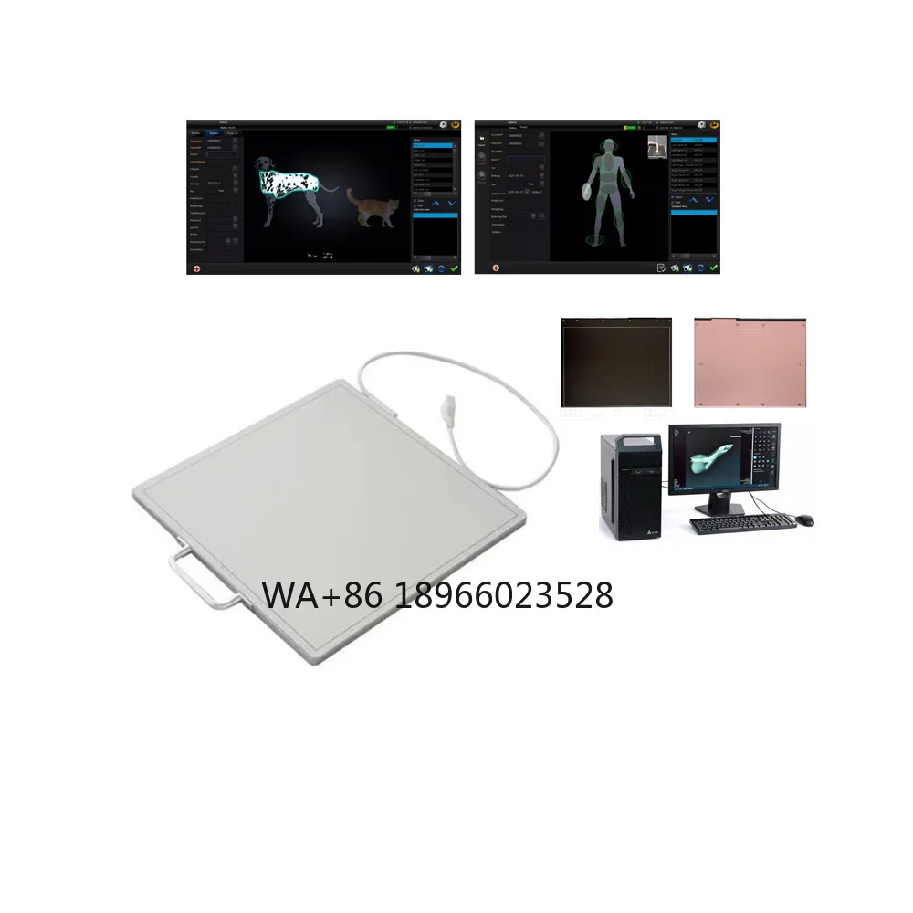 Portable Flat Panel X Ray Wired Wireless Dr Digital Flat Panel Detector 17*17 For Veterinary Or Human