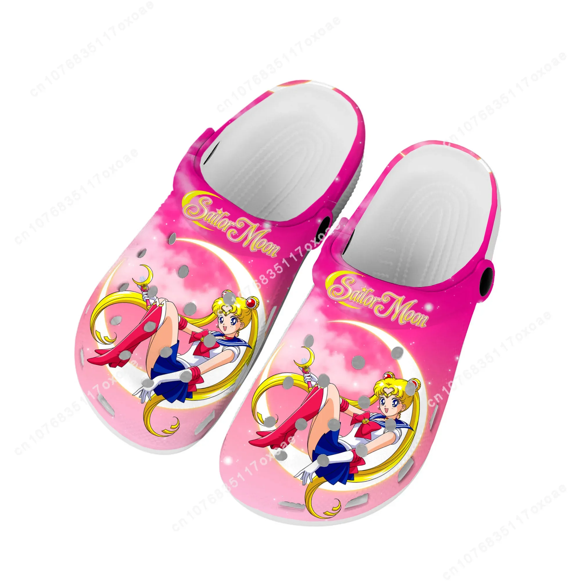 

Anime Moons Japanese Manga Cartoon Sailors Home Clogs Custom Water Shoes Men Women Teenager Shoe Garden Clog Beach Hole Slippers