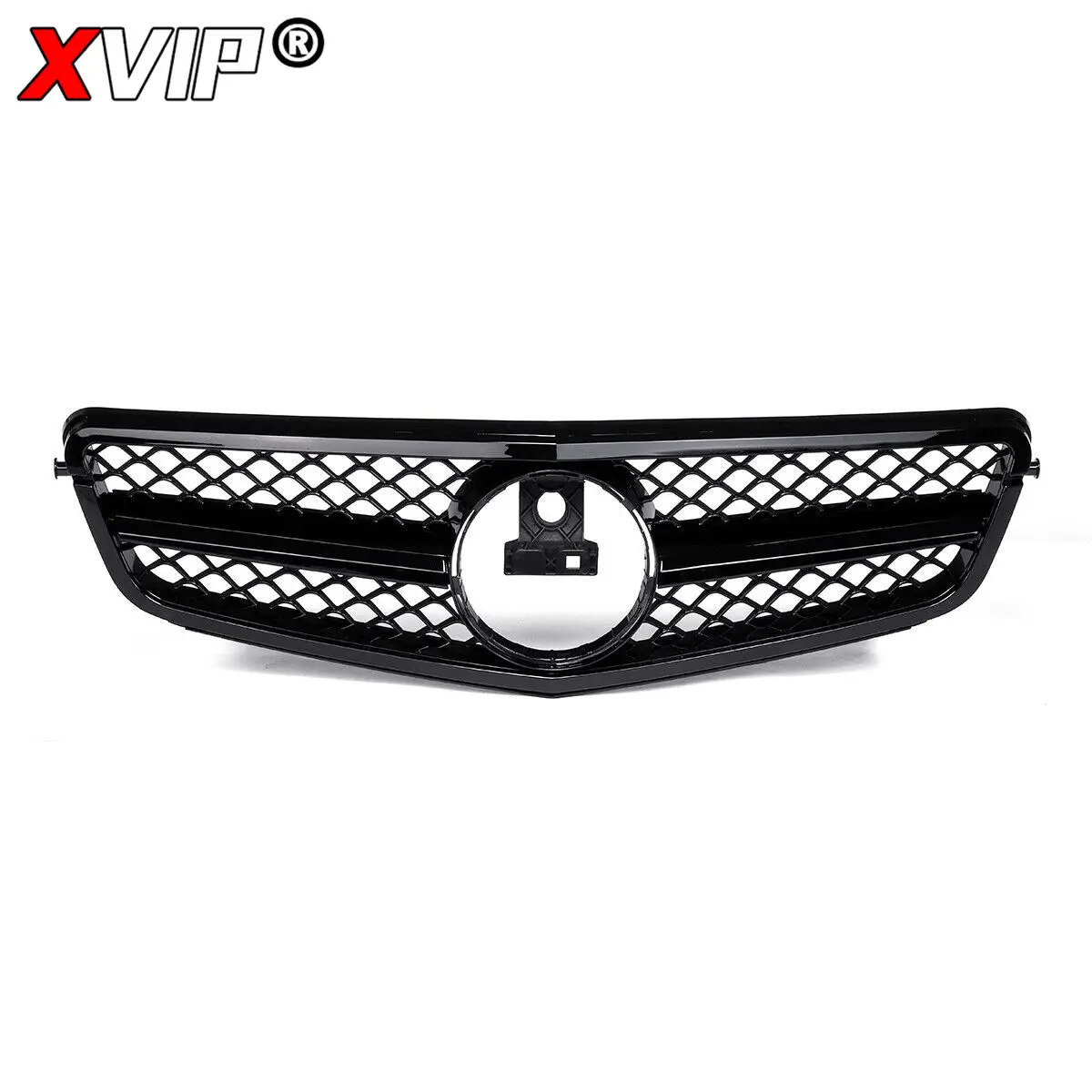 XVIP Glossy Black AMG Style Racing Grills For Mercedes Benz C-Class W204 08-14 C180 C250 C350 Front Bumper Grille Radiator Grill