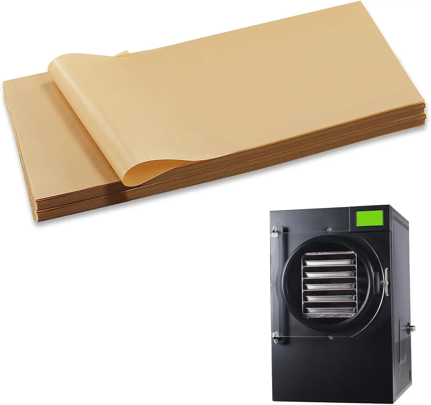 

500 упаковок листов пергаментной бумаги для сублимационной машины Harvest Right — аксессуары для сублимационной машины Harvest Right для средних лотков, Parch