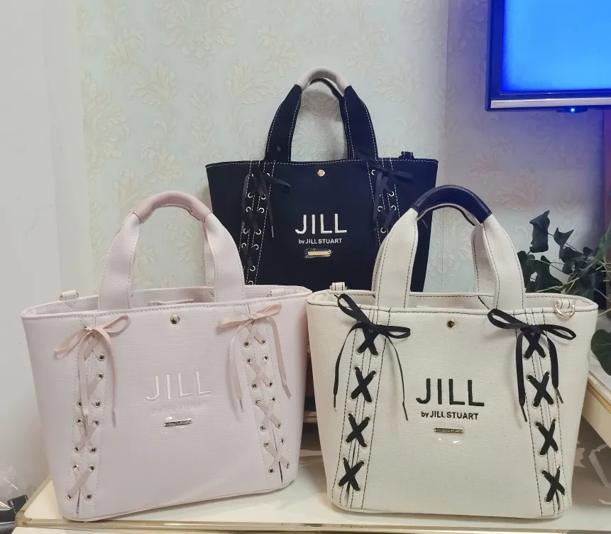 Japanese Style Lace Bow Canvas Handbag Women's Envelope Bags Leisure Commute Crossbody Bag