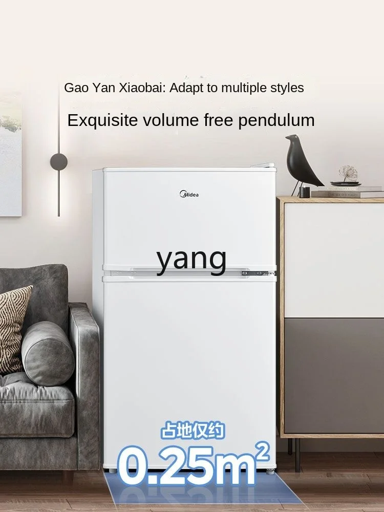 CX  Double Door Two Door Refrigerator Household Small Energy Saving Mini Mini Refrigerator