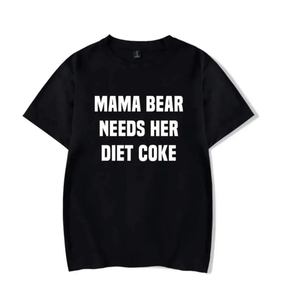 Jake Webber Merch Mama Bear Vintage 90s T-Shirt Men and Woman Short Sleeve Women Funny T Shirt Unisex Harajuku Tops