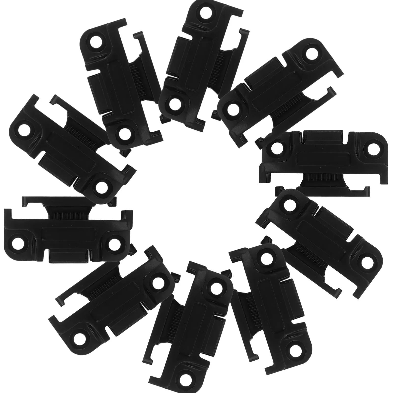 10Pcs Cabinet Connectors Push Type Quick Drawer Clamp Furniture Panel Fasteners Clips For Kitchen Cupboard Wardrobe Base Panel image 4