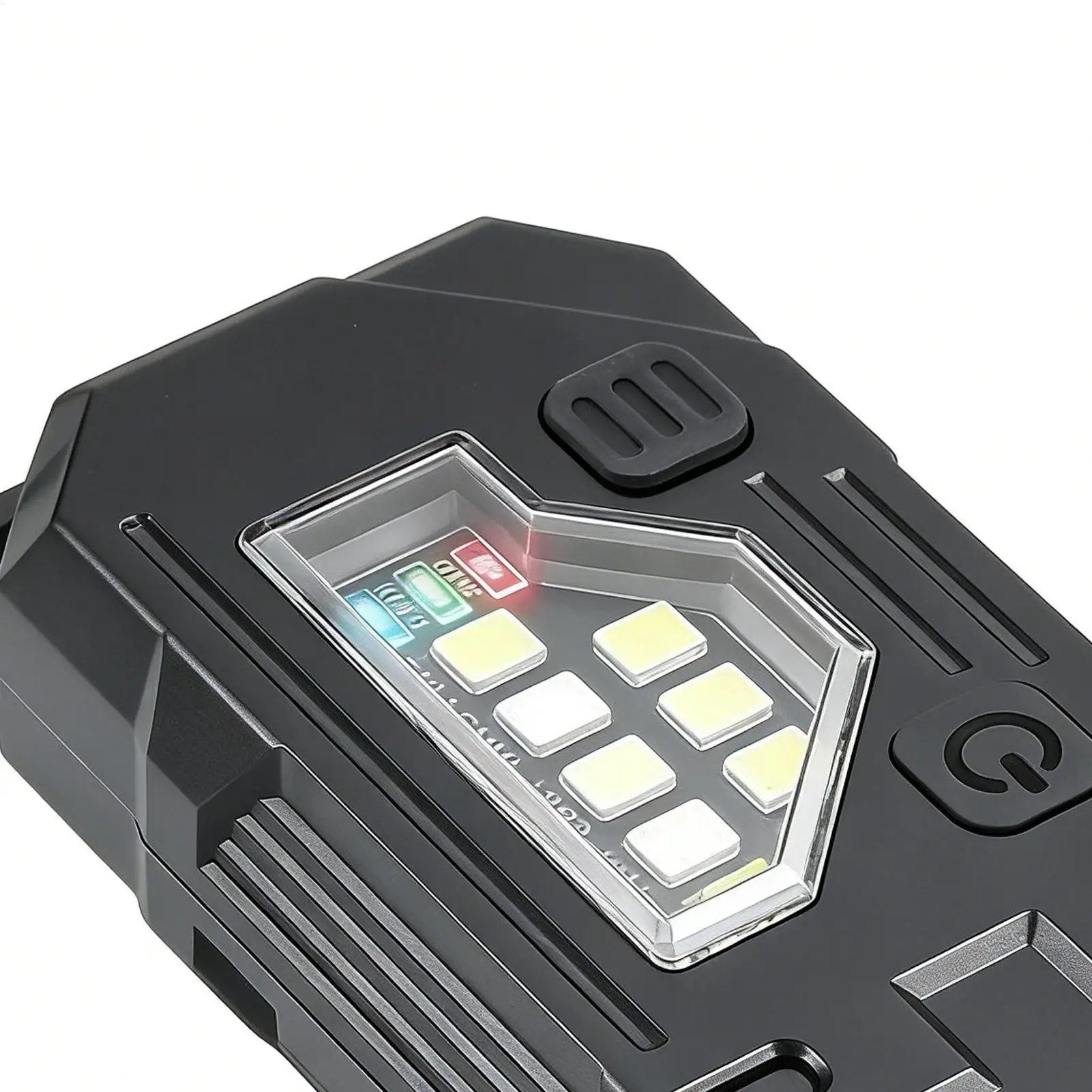 

Small Flashlight Clip On Worklight With 3 Levels Bright Flashlight For Camping Hiking Home Fishing Night Walking Running