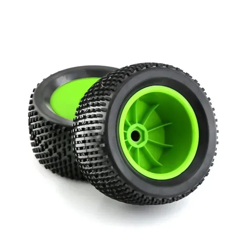 4PCS 1/8 RC Off Road Racing Truck Wheels Tires 17mm Hex Rubber Buggy Tyres for Arrma Typhon 6S Talion 4WD HPI HSP Kyosho TRAXXAS