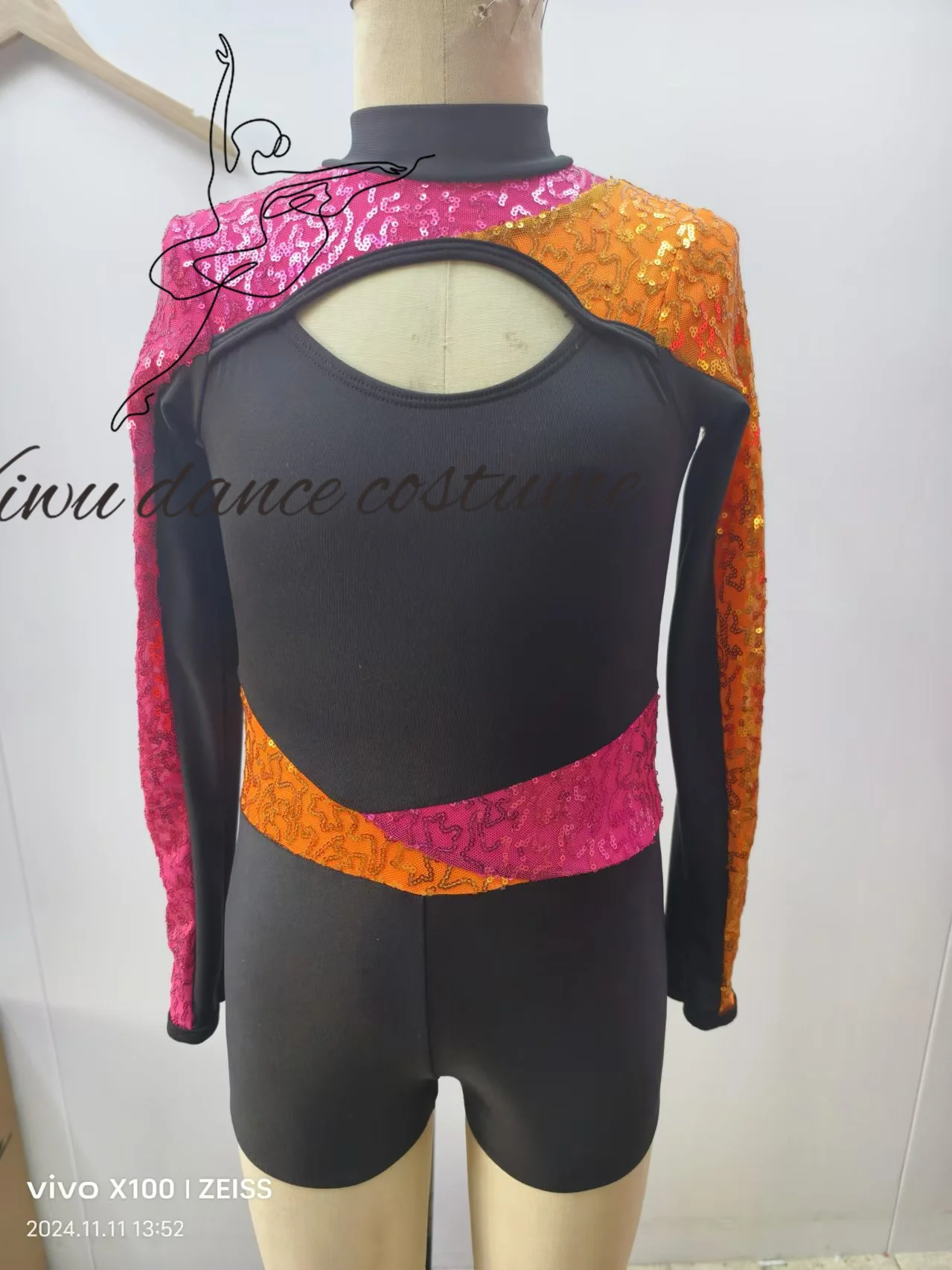 New Jazz Dance costume Professional Jazz dress performance dress suit Latin dress Modern Dance dress sequins Custom Dance costum