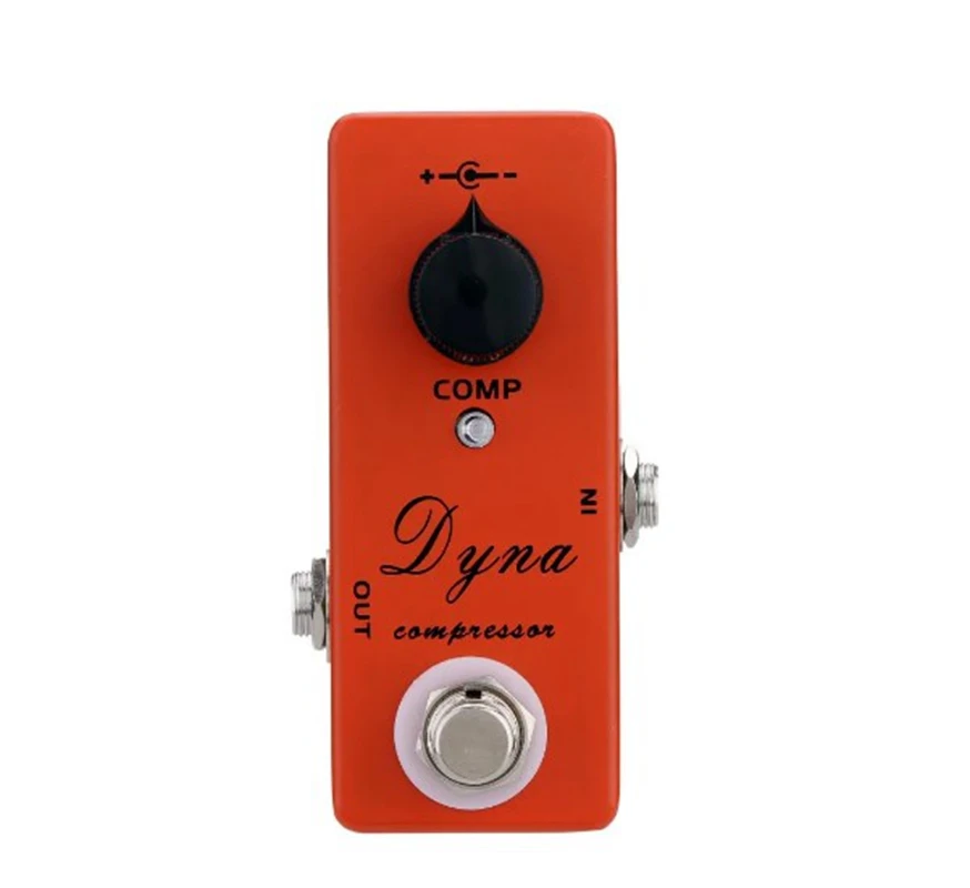 MOSKYAUDIO DYNA COMP Mini Single Effect Compressor Electric True Bypass with True Bypass Effects Processors Guitar Effects