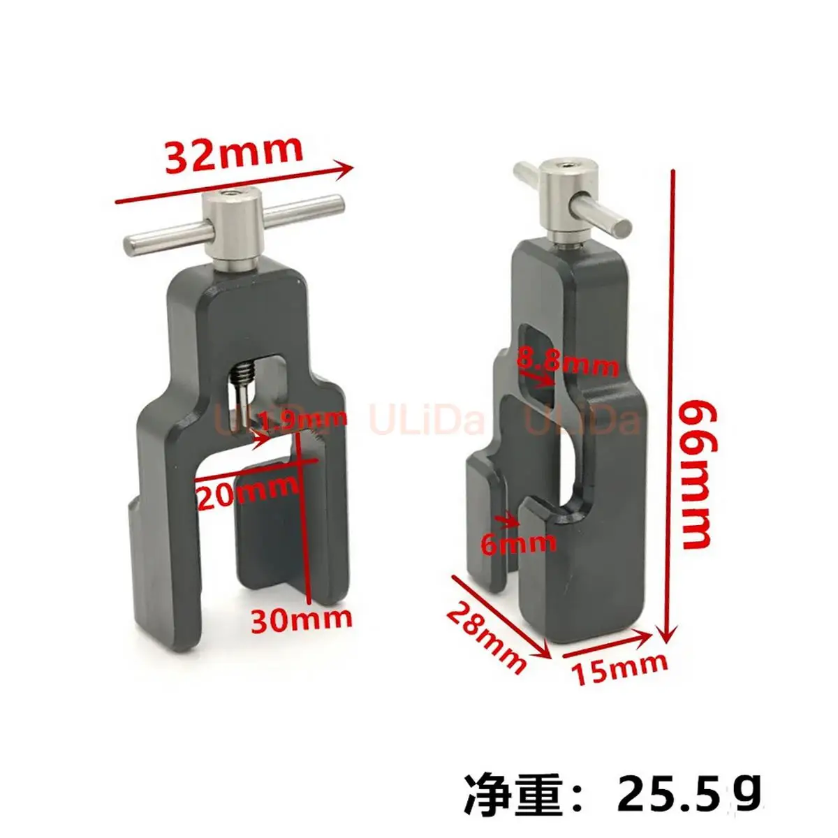 مجتذب لأدوات Tamiya Mini 4WD عالية القوة المعدنية ترس المحرك المثبت النازع ضام مزيل أدوات السيارات RC