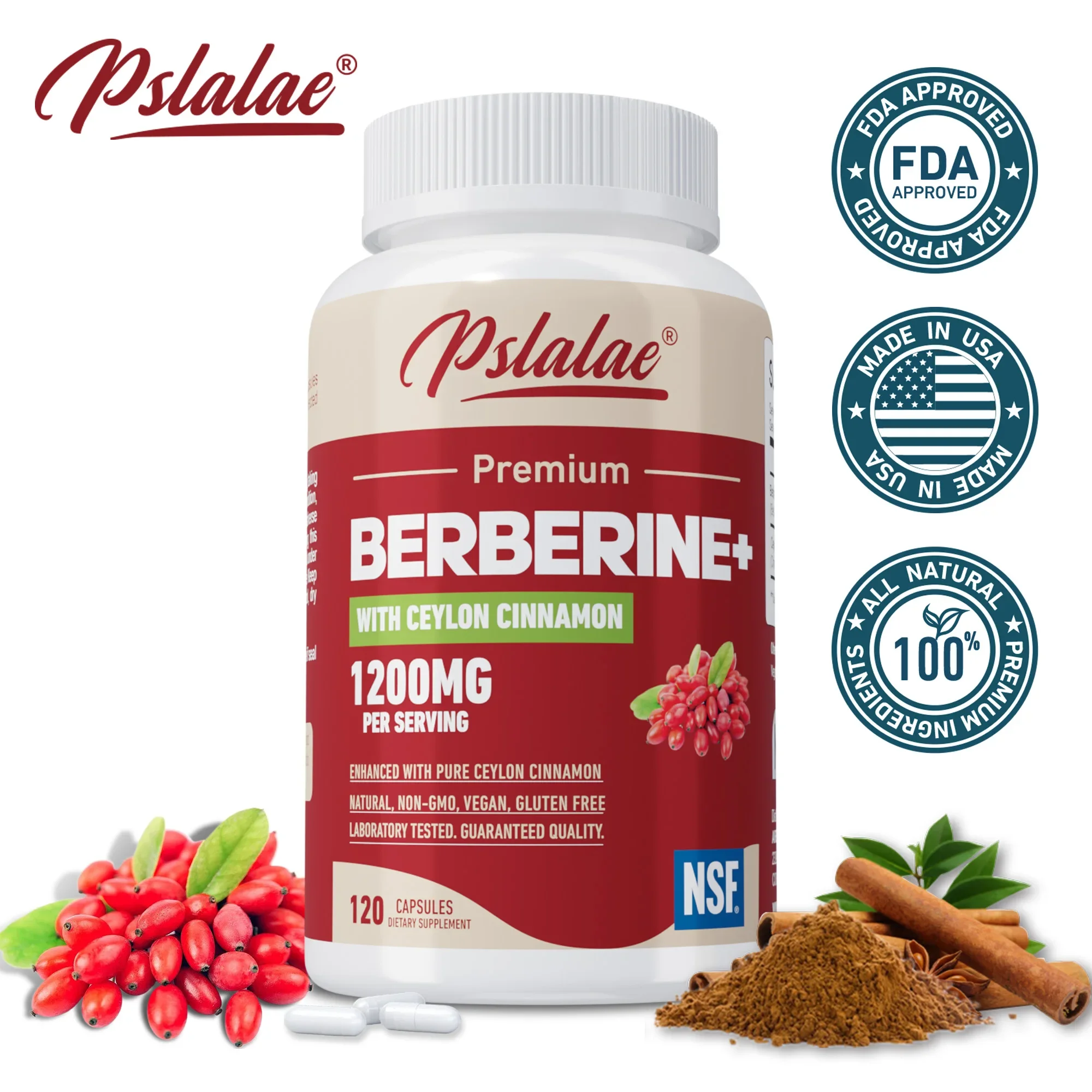 

Berberine - Supports Immune, Heart and Gastrointestinal Health and Improves Digestion