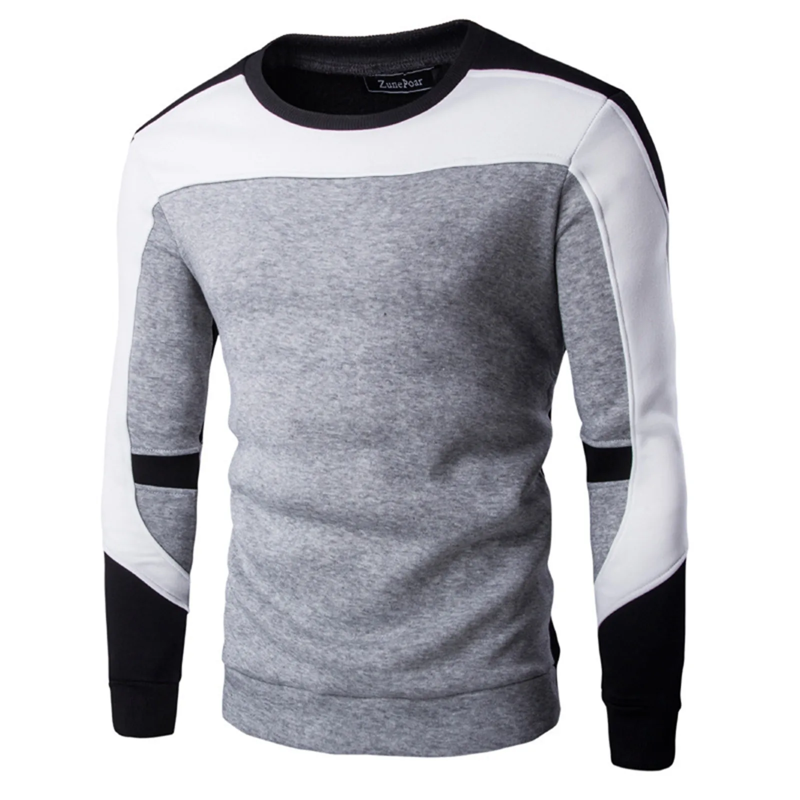 Men's Autumn Daily Casual Long Sleeve T Shirt Windproof Retro Streetwear