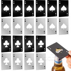 1pcs Beer Bottle Picker Opener Poker Creative Wallet Pocket Restaurant Bar Beer Opener Black Peach Multifunction Stainless Steel