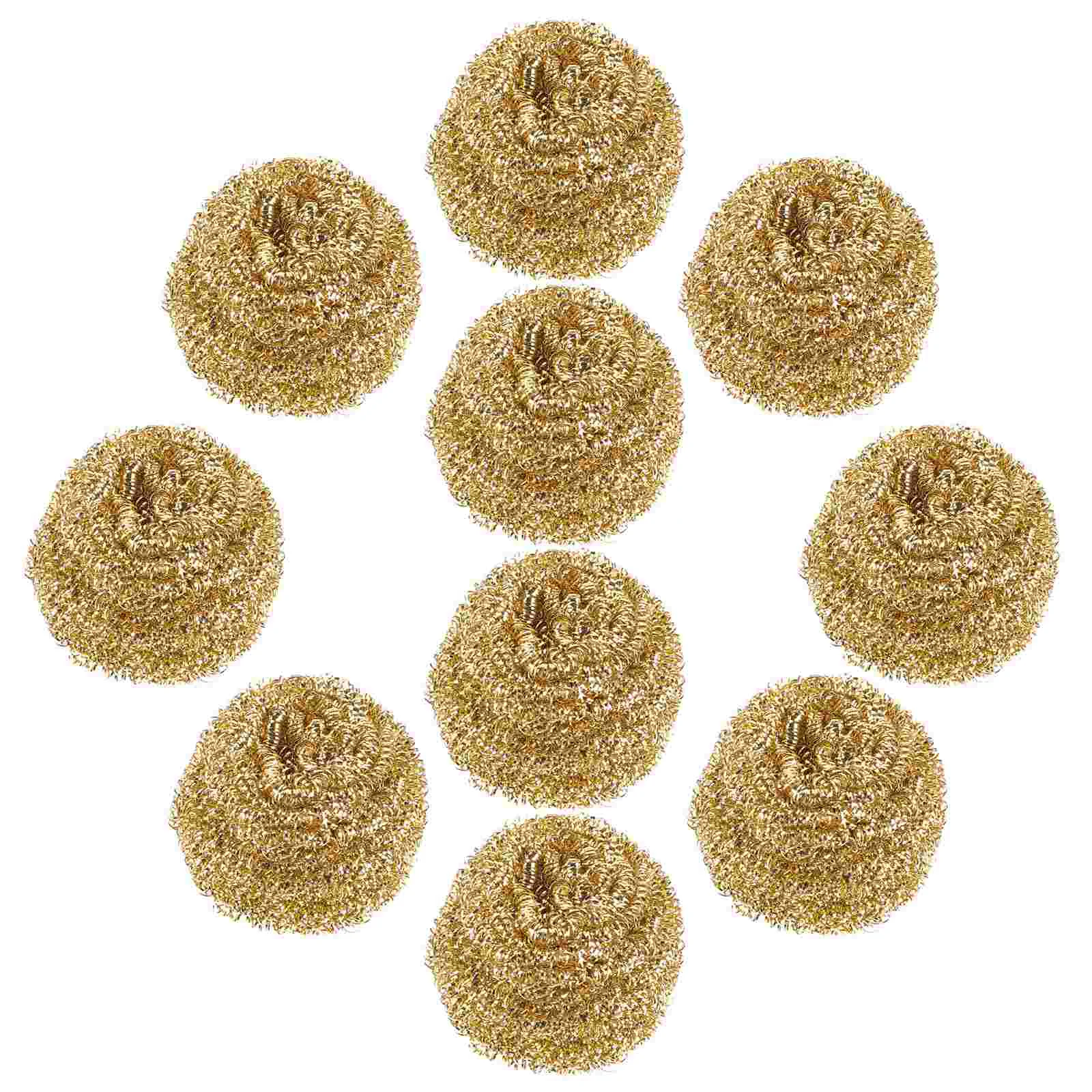 10 Pcs Sponge Soldering Tip Iron Cleaning Wire Steel Wool Brass Ball Nozzle Cleaner for Irons