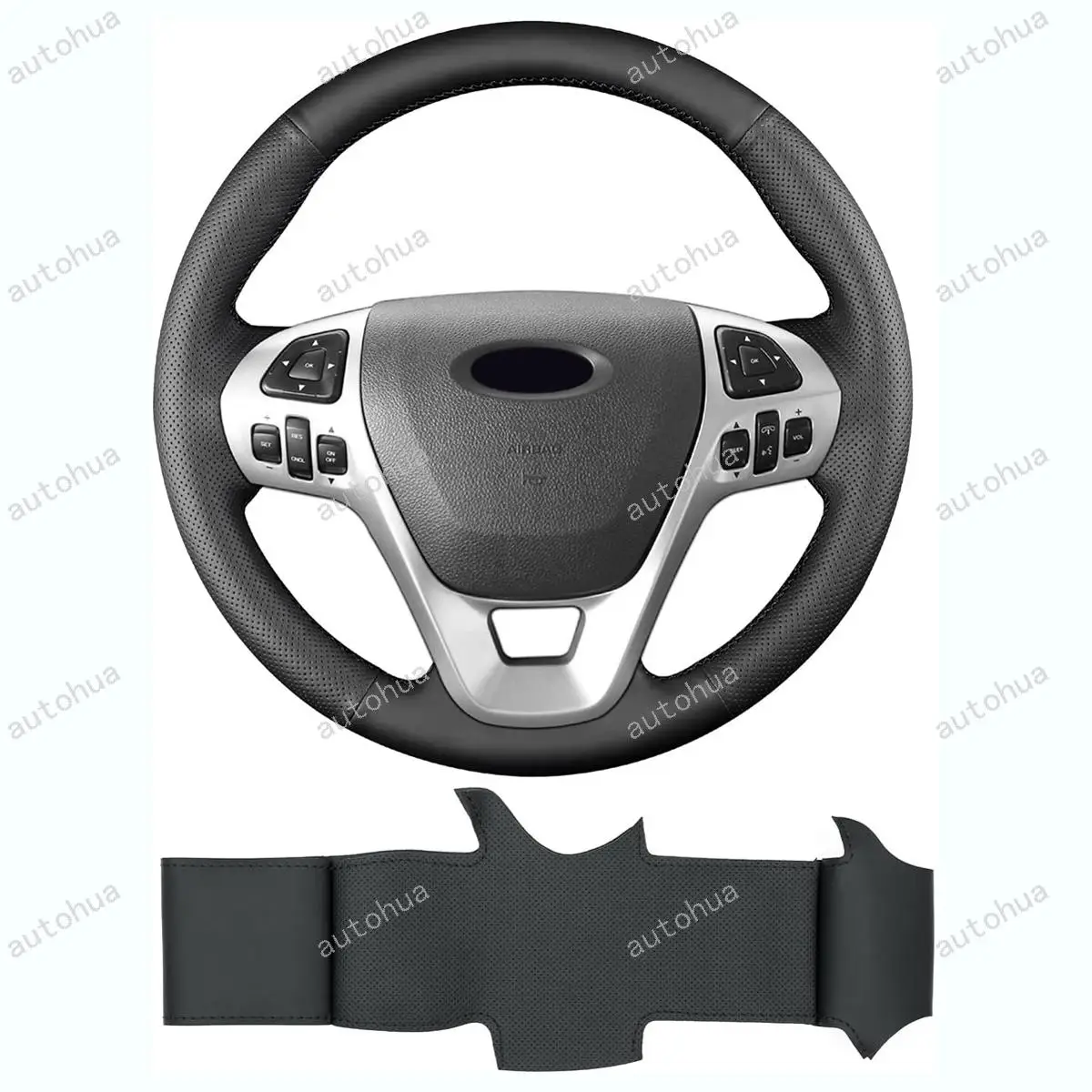 

Steering Wheel Cover for Ford 2013 Explorer Sport/2011 Police Vehicle/2011 Explorer/2011 Edge Sport/2011 Edge