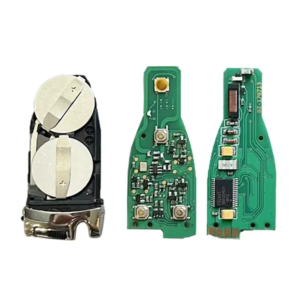 TWO Battery NEC Chip For Mercedes Benz A B C E S Class W203 W204 W205 W210 W211 W212 W221 433MHz/315MHz Remote Car Key