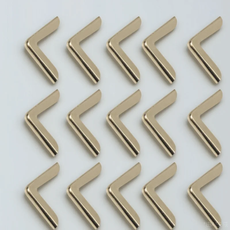 50 قطعة زاوية معدنية يغطي زوايا كتاب الحديد خمر لألبوم القصاصات المحمول حامي غطاء الزاوية أداة للحرف اليدوية العرض #6