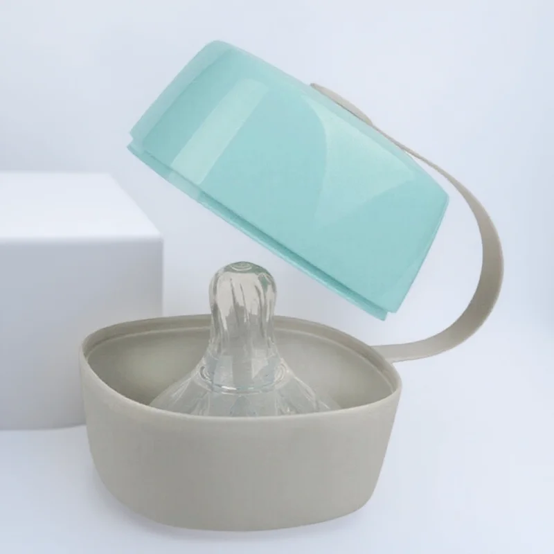 

Коробка для соски, набор пальцев, прорезыватель для хранения, портативная коробка для соски, музыкальная коробка для рта для малышей