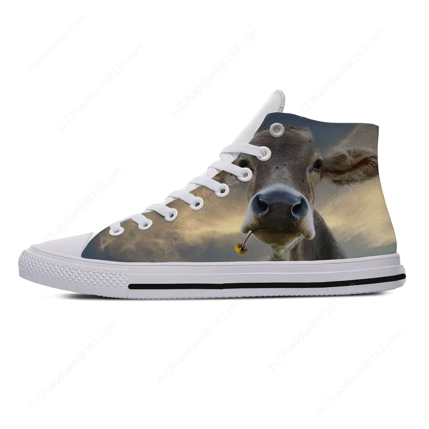 Funny Animals High Top Sneakers Mens Womens Teenager Funny Fashion Casual Shoes Canvas Running Shoes 3D Print Lightweight shoe