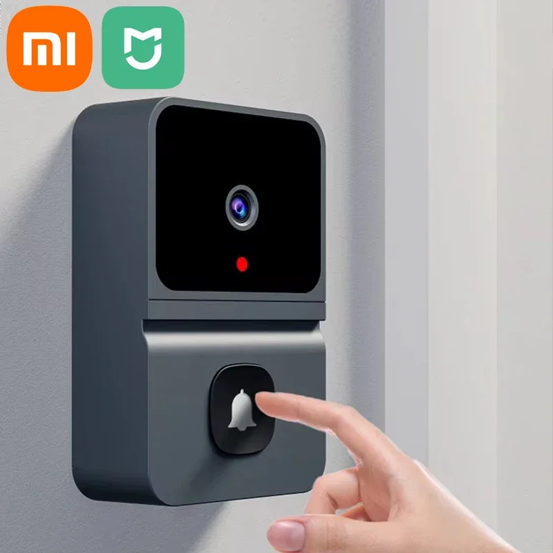 

Беспроводной дверной звонок Xiaomi MIJIA, Wi-Fi наружная HD-камера, звонок для безопасности, ночное видение, видеодомофон с голосовым изменением для дома