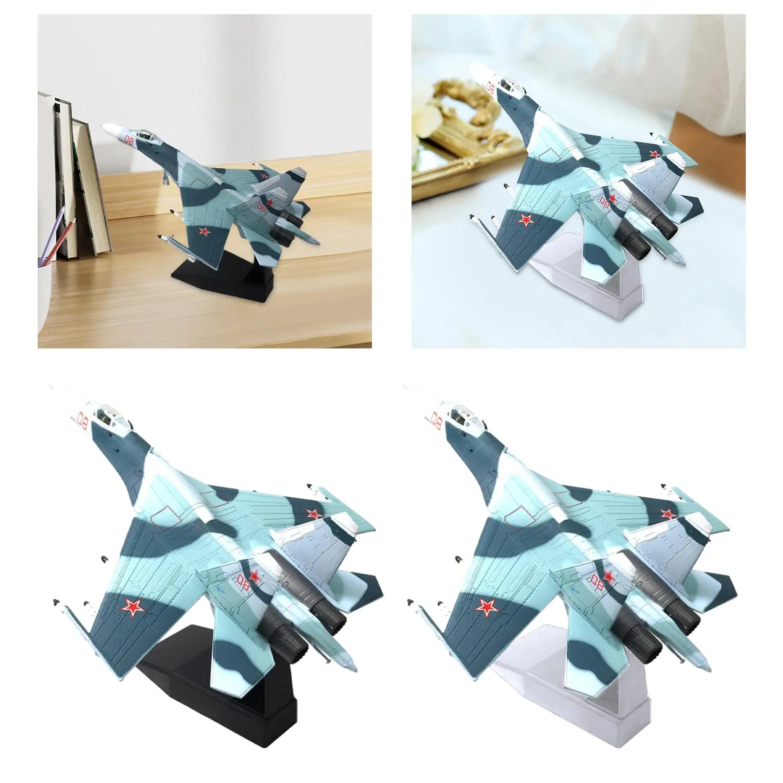 

Подарочная модель SU-27 1/100 с подставкой для гостиной в кафе