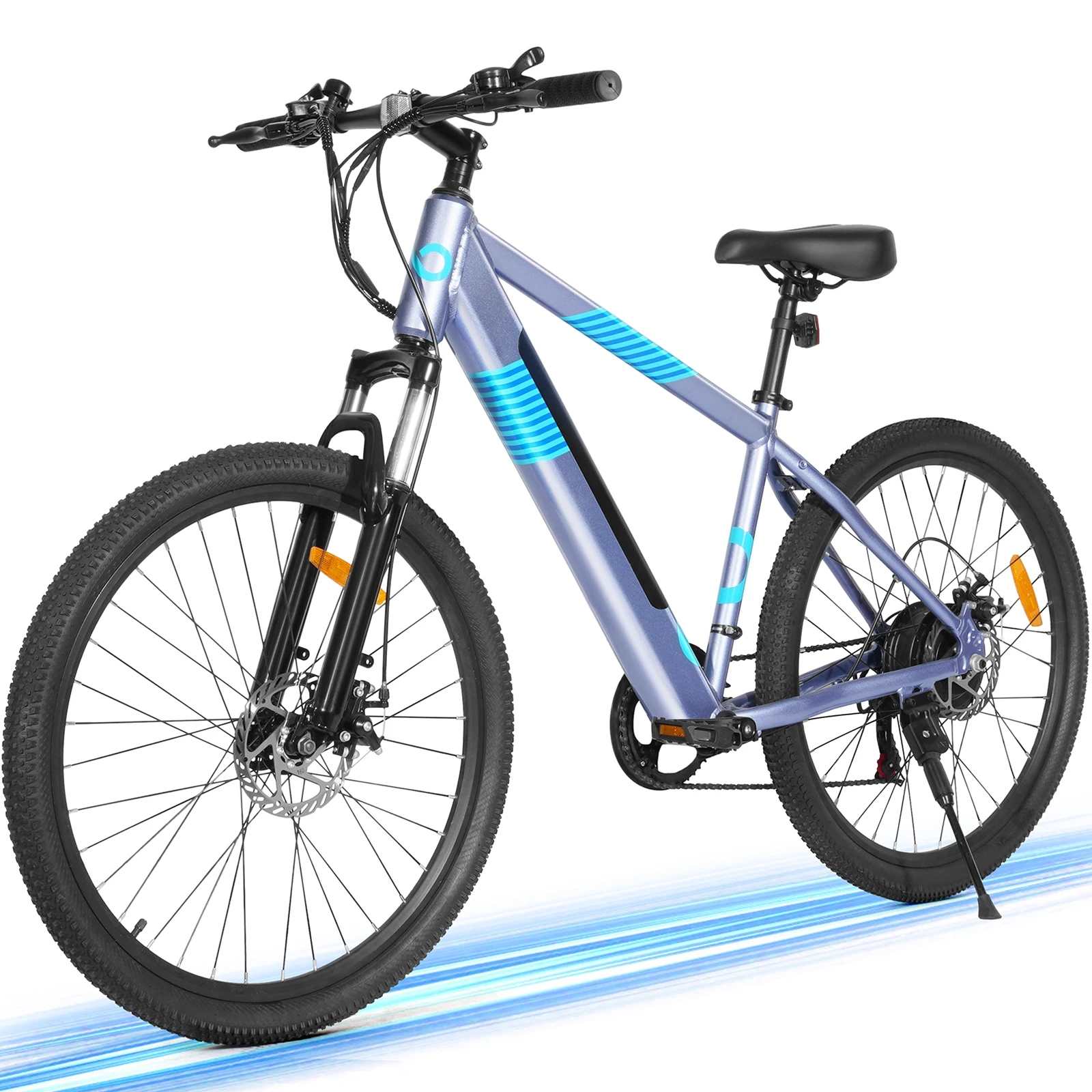 GYROOR Electric Bike for Adults 550W Motor 48V Removable Battery 20MPH Max Speed City & Light Off-Road Classic 2 E-Bike with Lock