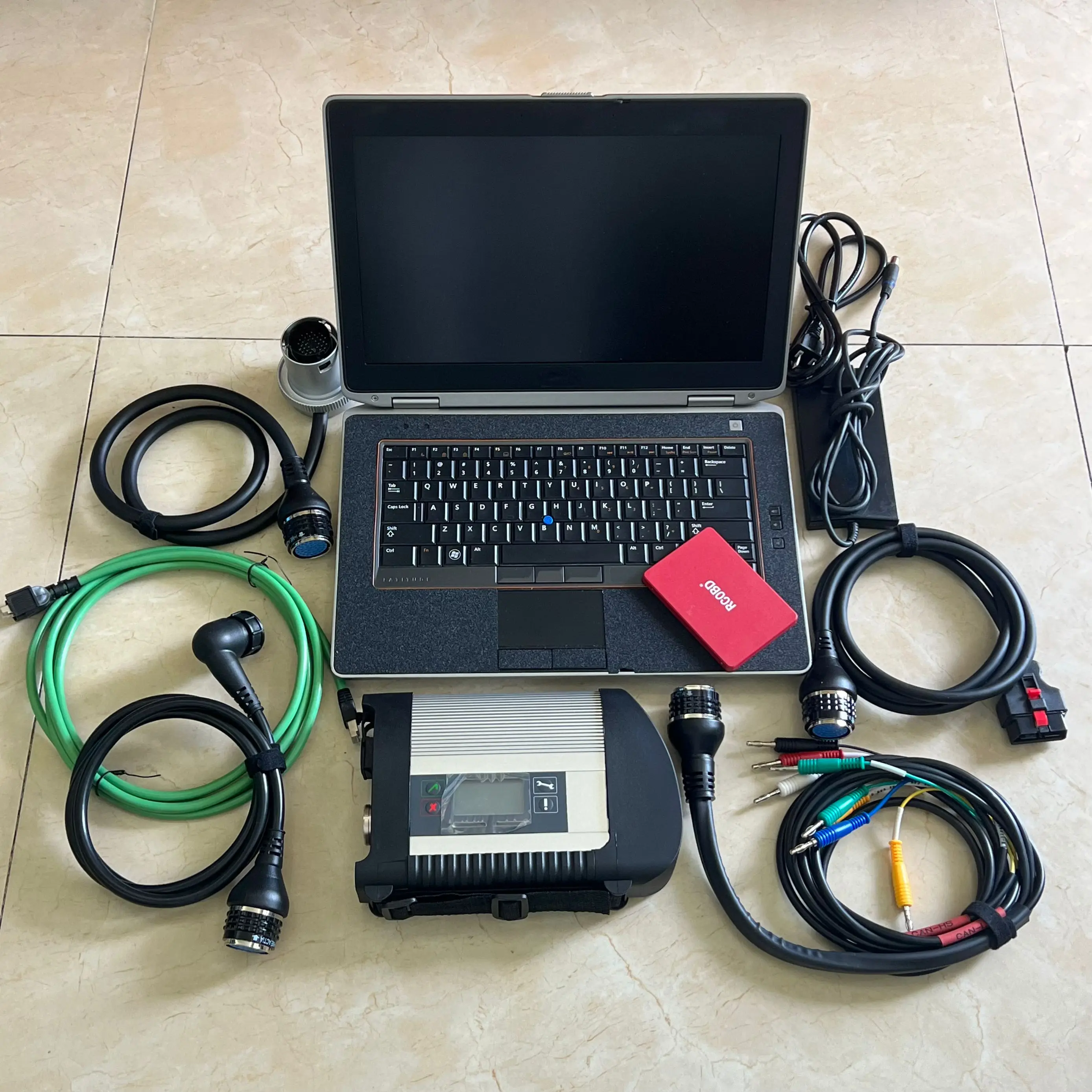 

High quality mb star c4 diagnostic scanner tool with 2025.06 xentry diagnosis software for benz with e6420 laptop i5 8g full set