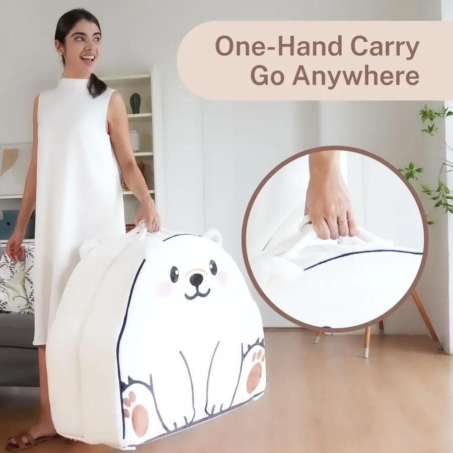 Łóżko podróżne, przenośne łóżeczko dla malucha, miękkie, składane łóżko podróżne dla dzieci do domu, do spania, na kemping, przenośne łóżeczko z możliwością prania f