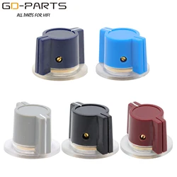 Vintage Marconi Neve Style Pointer Knob For Hifi Audio Vintage Guitar AMP Effect Pedal Overdrive DJ 6.4mm Brass Insert