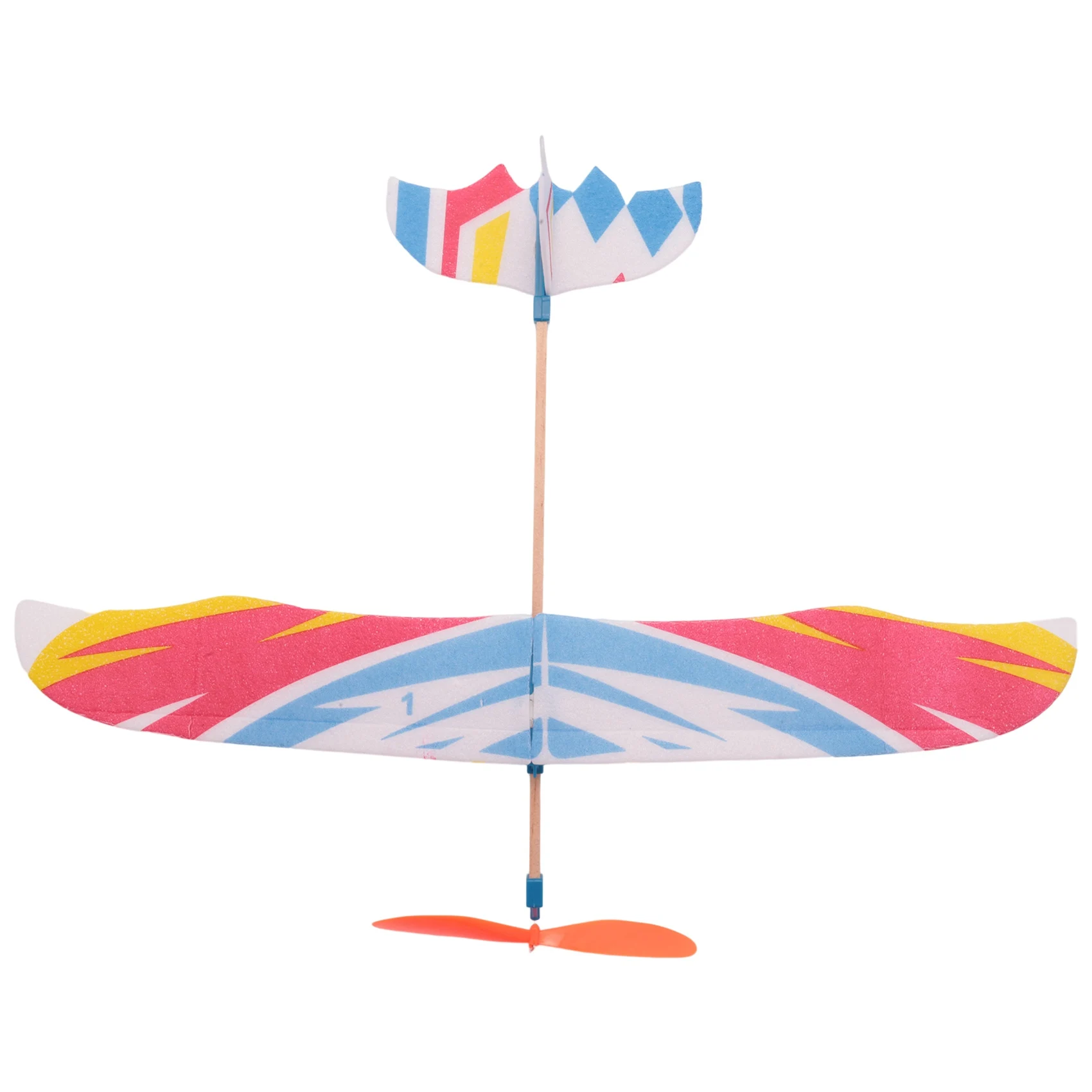 LLXA Elastic Rubber Band Powered DIY Foam Plane Model Kit Aircraft Educational Toy