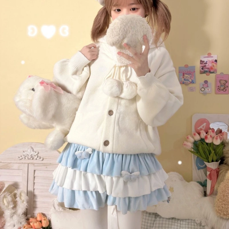 일본 대비 색 패치 워크 스위트 여성 스커트 Y2k 미적 a 라인 프릴 미니 스커트 하라주쿠 귀여운 윙 그런지 Faldas