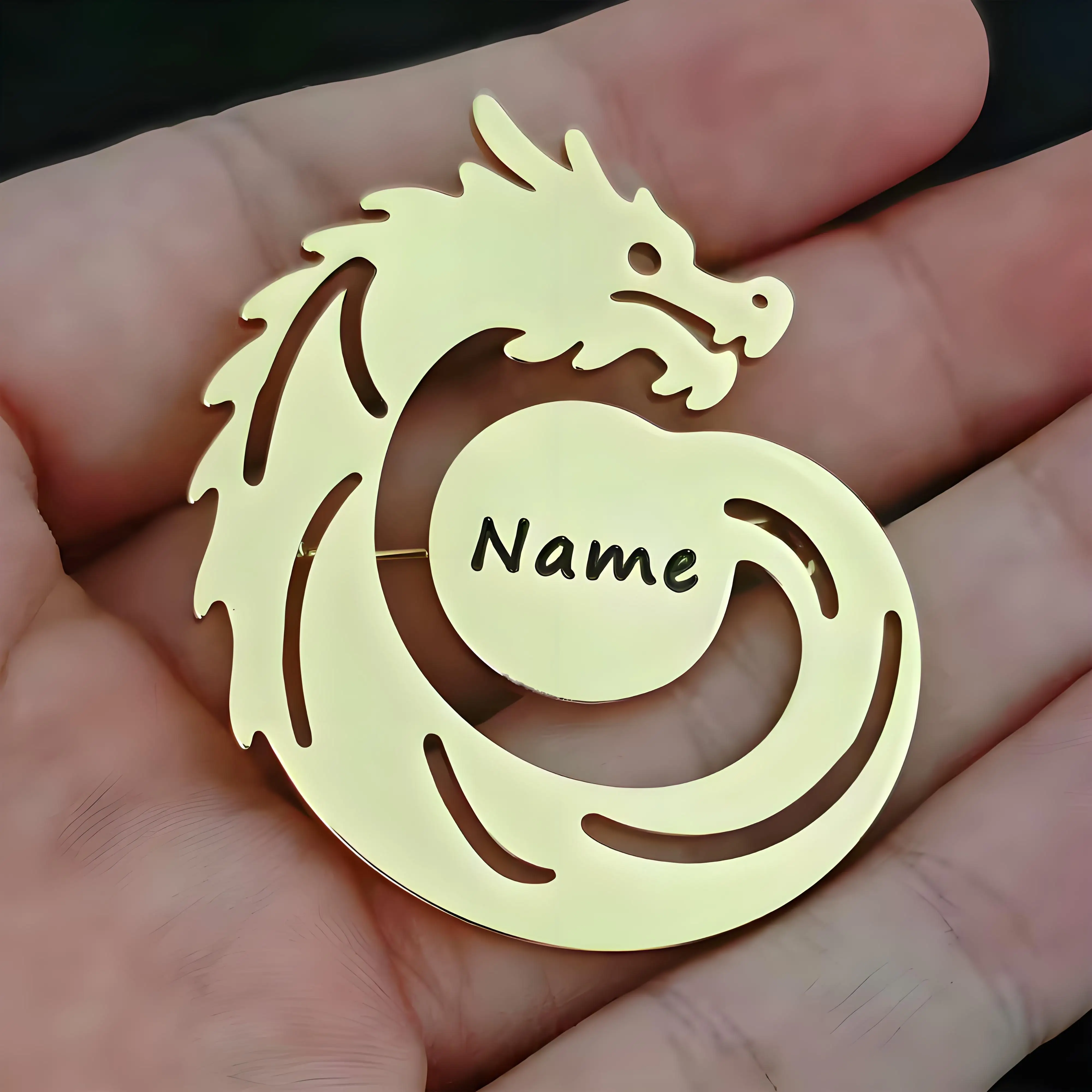 Custom Name Dragon Brooch, Per - Men Formal Wear Names review and price
